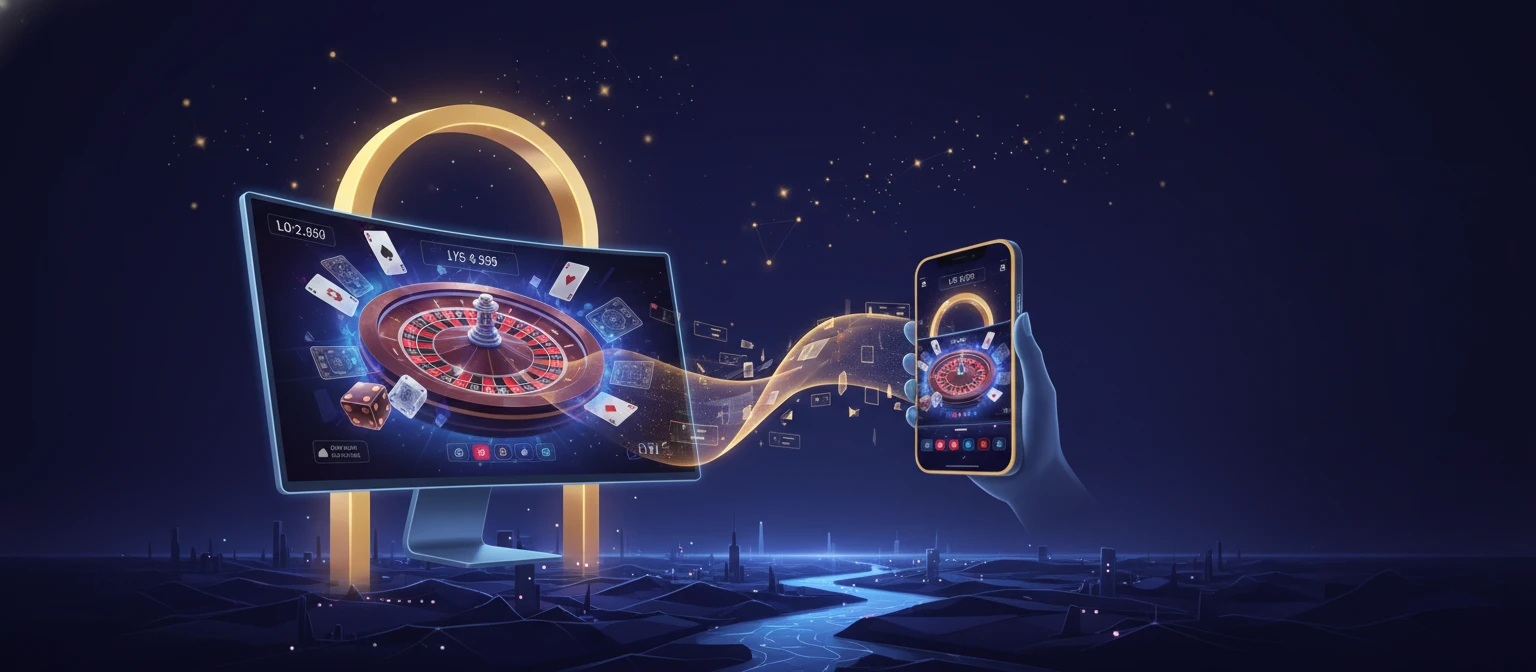 Desktop vs mobile live play