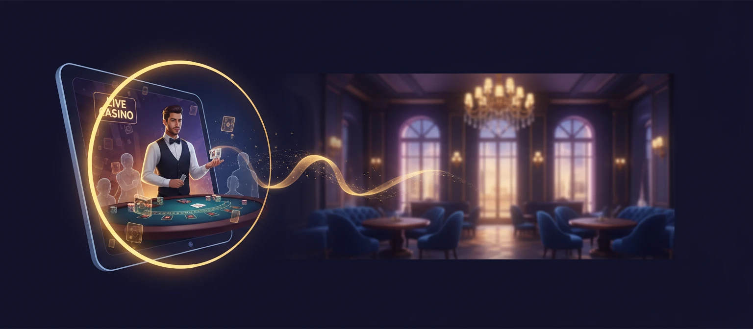 What is a live casino